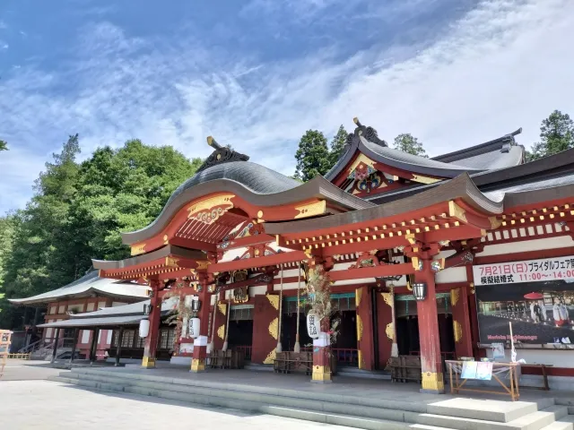 岩手県の盛岡神社の様子