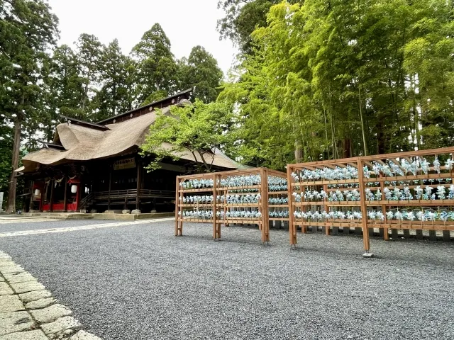 山形県の熊野大社の様子