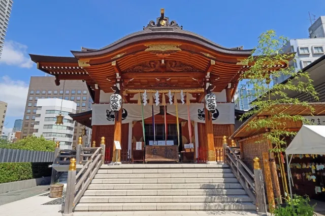 子宝神社で有名な水天宮