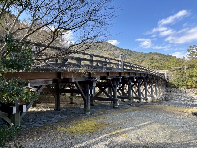 伊勢神宮内宮にかかる宇治橋