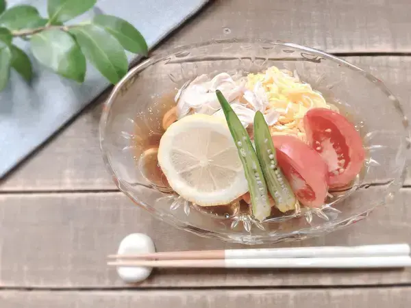 レモンそうめんを「彩食健美」にトッピング！管理栄養士のレシピ